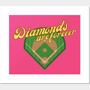 Baseball | Diamonds Are Forever | Baseball Fan | Valentine Posters and Art